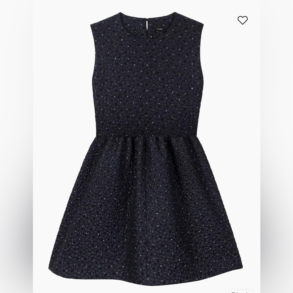 Maje Rhinestone Playsuit Dress (38/6) NWT